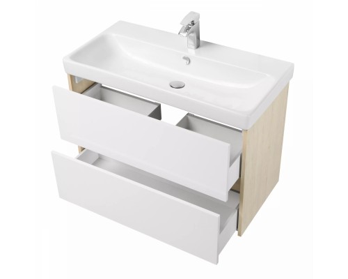 1A2519K0SDB20 Набор: 1A251901SDB20 Тумба-умывальник Сканди 90 Бел/Дуб Верона/ 1WH501629 Раковина Адриана 90 1A2519K0SDB20
