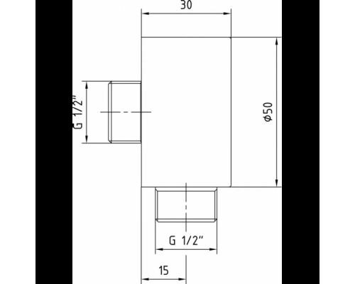 102126634C1EX MINIMAL шланговое подсоединение, матовый черный 102126634C1EX