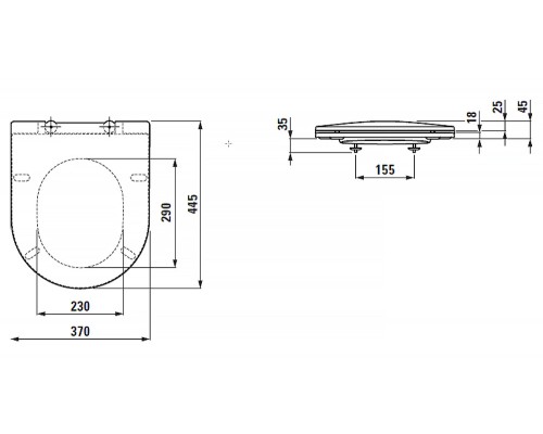 Z.RU93.0.761.6 ПЭК PRO чаша унитаза подвесная, безободковый смыв Rimless, инсталляция, сиденье с крышкой тонкое, панель смыва белая, Z.RU93.0.761.6