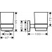 41718000 HG Logis Universal стакан с держателем 41718000