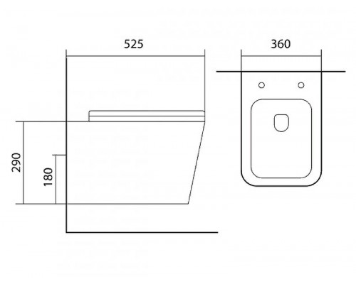 SET AQUATEK ЛИБРА N-14 (рама AQUATEK Standard INS-0000014(без клавиши и крепежа)+унитаз ЛИБРА New AQ0530N-00 с тонким сиденьем soft-close SET AQUATEK ЛИБРА N-14