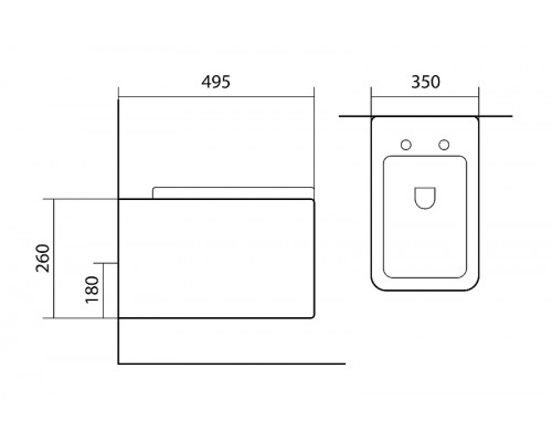 SET AQUATEK ЛИБРА N-14 cm (рама AQUATEK Standard INS-0000014(без клавиши и крепежа)+унитаз ЛИБРА New компакт AQ1148N-00 с тонким сиденьем soft-close SET AQUATEK ЛИБРА N-14 cm
