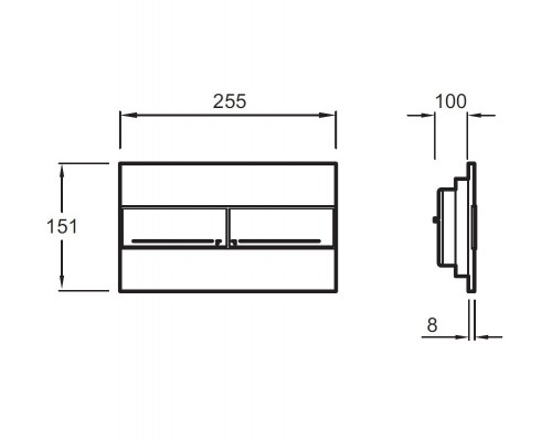E21770RU-00 Подвесной унитаз c инсталляцией 40 см Jacob Delafon Vox, сиденье тонкое микролифт, клавиша хром (E33131RU+EDM102+E20142+E4316-CP) E21770RU-00