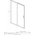 AQ ARI RA 10020BL Душевая дверь двухэлементная, раздвижная1000x2000 профиль черный, стекло прозрачное (AQ NAA 6121-100) AQ ARI RA 10020BL