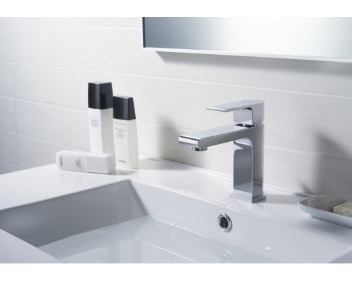 AQ1410CR ЛИРА смеситель для раковины 103, без донного клапана AQ1410CR