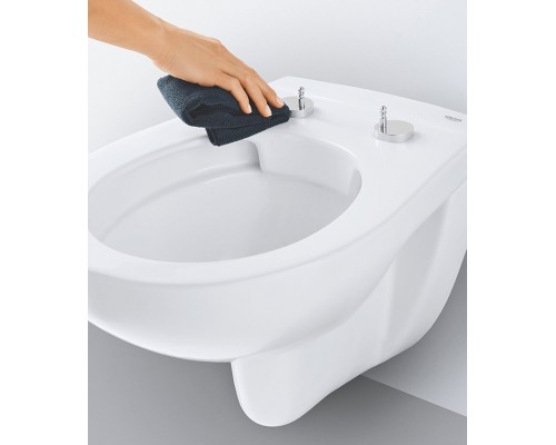 39427000 Bau Ceramic Унитаз подвесной безободковый, (без сиденья), альпин-белый 39427000