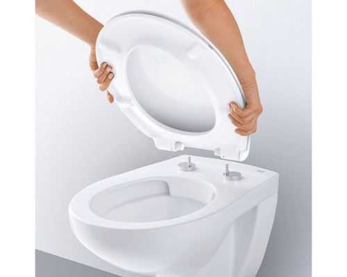 39493000 Bau Ceramic Сиденье для унитаза (с микролифтом), альпин-белый 39493000