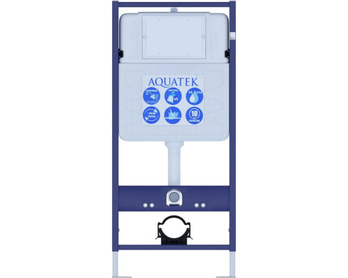 Комплект инсталляции 4 в 1 AQUATEK Европа T с унитазом AQ1900T-00 и клавишей KDI-0000015 SET AQUATEK ЕВРОПА T KDI15