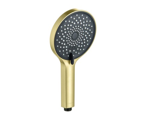 AQ1748BG ЛУГАНО смеситель для ванны с душевым гарнитуром 3jet, шлиф. золото AQ1748BG