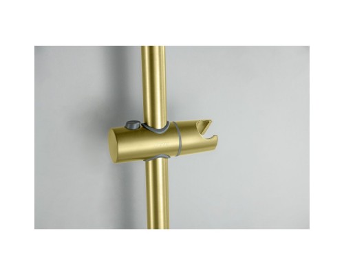 AQ1748BG ЛУГАНО смеситель для ванны с душевым гарнитуром 3jet, шлиф. золото AQ1748BG