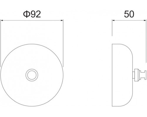 AQ4994MB веревка для белья 2,5 м в комплекте с держателем, матовый черный AQ4994MB