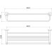 AQ4115CR ЕВРОПА полка для полотенец AQ4115CR