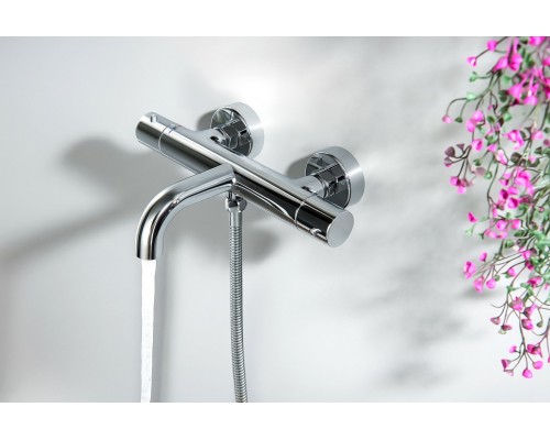 AQ1343CR ЕВРОПА термостатический смеситель для ванны AQ1343CR