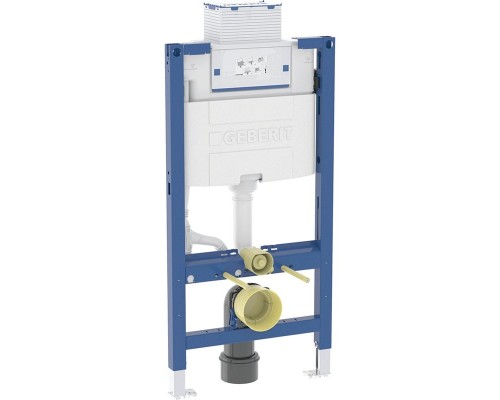 111.030.00.2 Инсталляция для подвесного унитаза Geberit Duofix, 98 см, со смывным бачком скрытого монтажа Omega 12 см 111.030.00.2