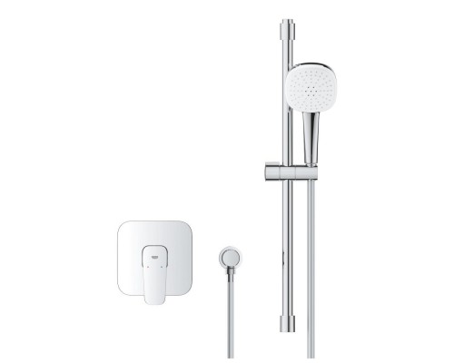 1053350000 CUBEO Душевой комплект (смеситель внутр монтажа для душа без встр части, душ гарнитур Tempesta Cube 110, подкл для душ шланга), хром 1053350000