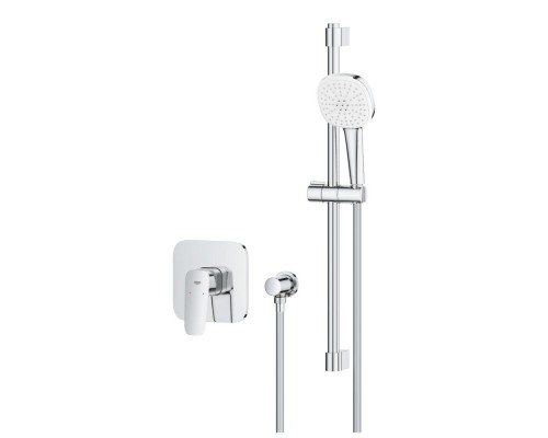 1053350000 CUBEO Душевой комплект (смеситель внутр монтажа для душа без встр части, душ гарнитур Tempesta Cube 110, подкл для душ шланга), хром 1053350000