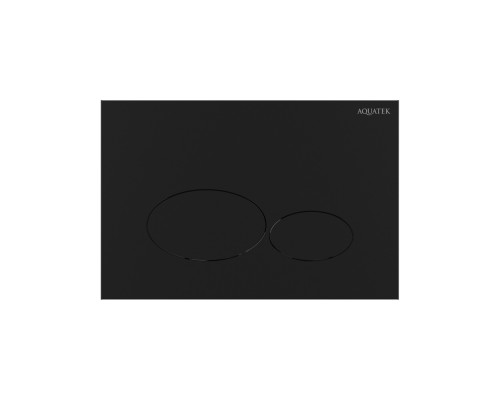 KDI-0000074(GLD) Панель смыва Черный матовый (клавиши овальные), 162244 мм KDI-0000074