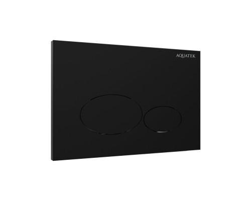 KDI-0000074(GLD) Панель смыва Черный матовый (клавиши овальные), 162244 мм KDI-0000074