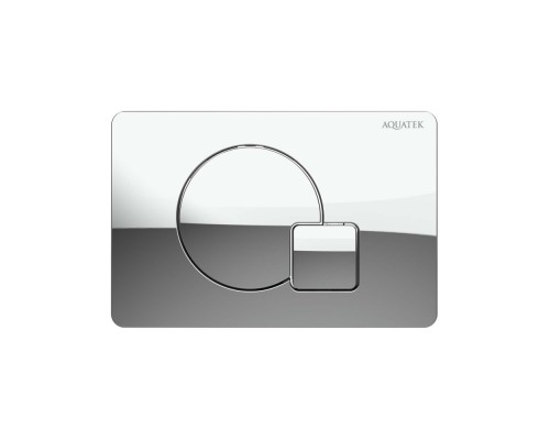 KDI-0000067(QB) Панель смыва Хром глянец (клавиши круг/квадрат), 162244 мм KDI-0000067