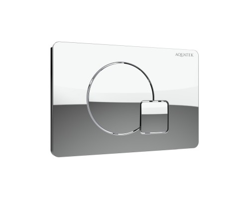 KDI-0000067(QB) Панель смыва Хром глянец (клавиши круг/квадрат), 162244 мм KDI-0000067