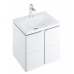 Тумба под умывальник SD BALANCE 500 белый/белый X000001364