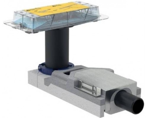 154.152.00.1 CleanLine корпус дренажных каналов, монтажная высота от 65 мм 154.152.00.1