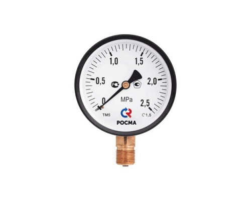 Манометр рад ТМ-610Р.00 0-1,6МПаДк150 G1/2" ст Росма 00000006956