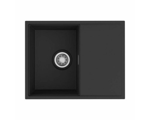 Мойка, OMOIKIRI, Yoru, шгв 650-510-223, отверстия для смесителя-2 промаркированных, цвет-чёрный