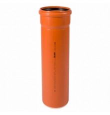 Труба, Ostendorf, KG, KGEM, SN 2, Ø-160, длина, мм-500, PVC, цвет-RAL 8023 оранжево-коричневый, для наружной канализации