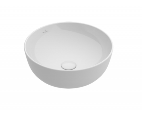 Раковина, Villeroy&Boch, Artis, шгв 430-430-125, отверстия для смесителя-отсутствуют, цвет-альпийский белый