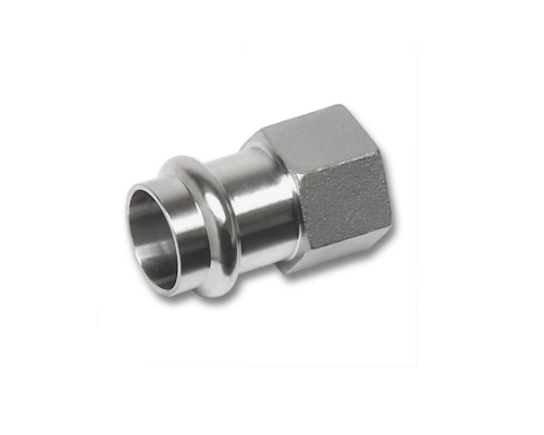 Муфта Sanha NiroPress 316L переходная ВПр-ВР, 15x1/2, 9270G.3