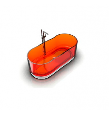 Ванна, KNIEF, Ellipse Shape, шгв 1700-750-560, цвет-Amber