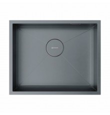 Мойка, OMOIKIRI, Kasen, шгв 540-440-175, отверстия для смесителя-отсутствуют, цвет-вороненая сталь