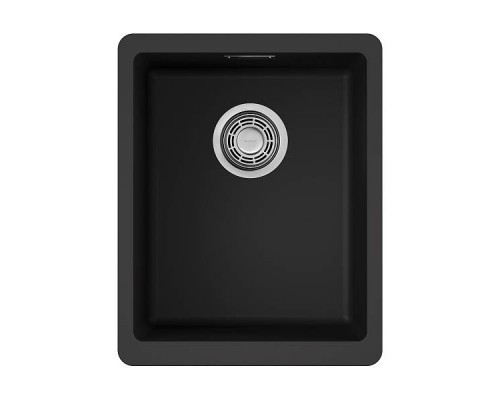 Omoikiri Kata 34-U-BL Кухонная мойка Artgranit 34x42 см, цвет: черный 4993382