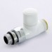 Вентиль обратный Carlo Poletti New-Smart НН 1/2" х М24 х 19 цвет белый