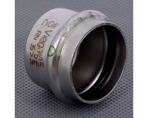 Заглушка пресс нержавеющая сталь Sanpress Inox VIEGA 35 Заглушка пресс нержавеющая сталь Sanpress Inox VIEGA 35