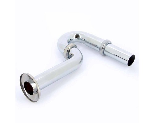 Сифон трубный c горизонтальным отводом хромированный VIEGA