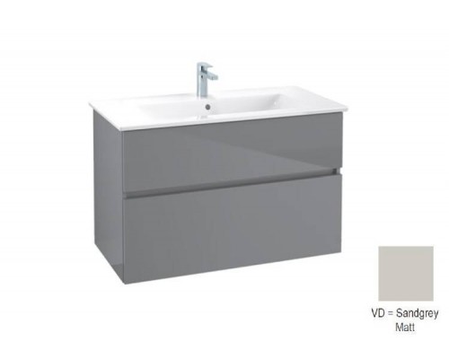 Тумба под раковину, Villeroy&Boch, Verity Line, шгв 955-482-618, цвет-песочно-серый матовый (Sandgrey Matt)