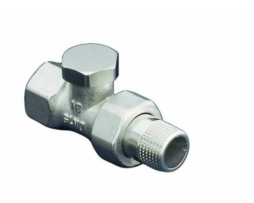 Вентиль, Combi 2, проходной, DN-20, 3/4, ВН, никелированный, НГ со штуцером