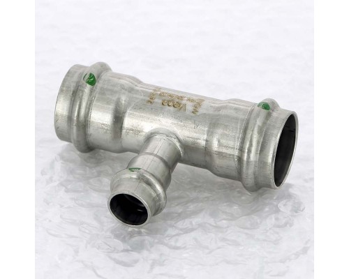 Тройник пресс нержавеющая сталь Sanpress Inox VIEGA 28х15х28 Тройник пресс нержавеющая сталь Sanpress Inox VIEGA 28х15х28