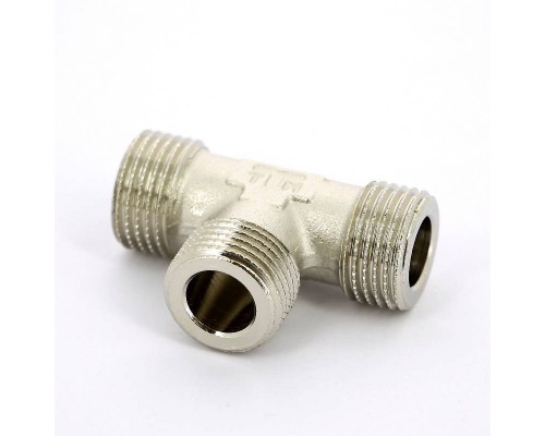 Тройник Н никелированный TIEMME 1/2"