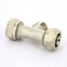Тройник обжим-Н никелированный TIEMME 20х3/4"х20