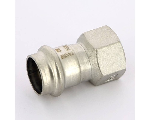 Муфта В-пресс IBP 22 x 3/4" нерж.сталь Муфта В-пресс IBP 22 x 3/4" нерж.сталь