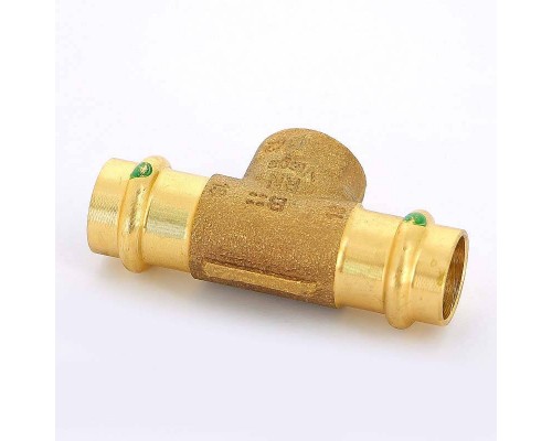 Тройник пресс-В бронза Sanpress VIEGA 18х1/2"х18 Тройник пресс-В бронза Sanpress VIEGA 18х1/2"х18