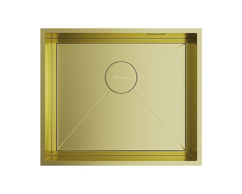 Omoikiri Kasen 53-26-INT-LG Кухонная мойка нерж. сталь 53x46 см, цвет: светлое золото 4993790
