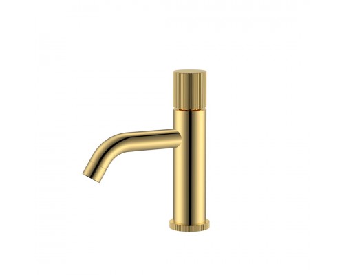 Boheme Stick Linea Смеситель для раковины на 1 отв., без дк, длина излива 13,5 см, цвет: gold 121-GG.3