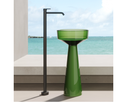 Раковина, DEA Design, Pedestal Basin, шгв 425-425-850, отверстия для смесителя-отсутствуют, цвет-Emerald Раковина, DEA Design, Pedestal Basin, шгв 425-425-850, отверстия для смесителя-отсутствуют, цвет-Emerald