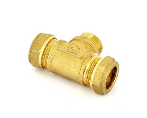Тройник обжим-Н TIEMME 22х3/4"х22