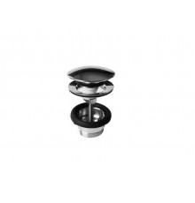 Донный клапан, Fantini, 1 1/4, диаметр, мм-72, для раковины, цвет-черный матовый