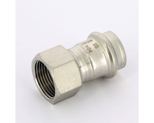 Муфта В-пресс IBP 22 x 3/4" нерж.сталь Муфта В-пресс IBP 22 x 3/4" нерж.сталь